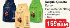 KONAK HANIMEFENDİ DOLGULU ÇİKOLATA 300 G - BAYRAM ŞEKERİ/ÇİKOLATASI
